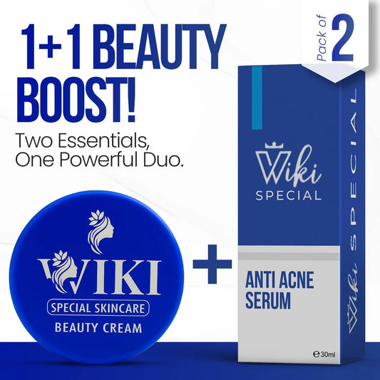 Wiki Special Night beauty Cream + ANTI ACNE SERUM